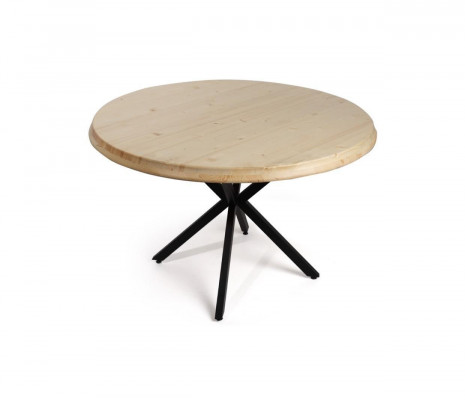 Ronde eetkamertafel van hout Tafels Tafel Luxe eettafel Moderne eetkamermeubelen