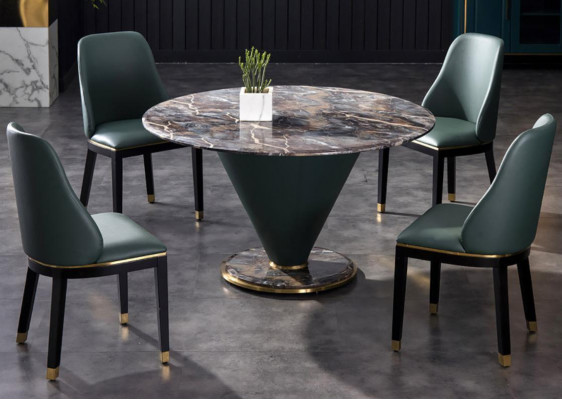 Ronde zuilentafels ontwerp tafel steen meubels eetkamer ronde eettafels modern.