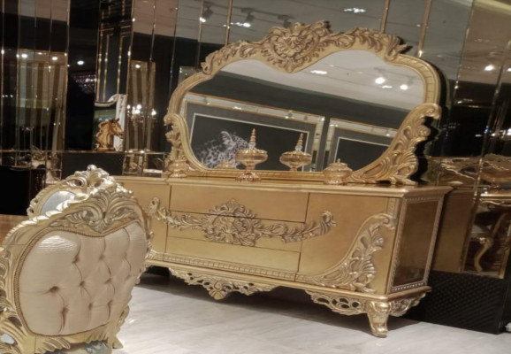 Dressoir Spiegel Luxe Groep Ladenkast Set Ladenkast Kasten Dressoirs Goud