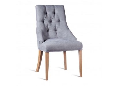 Chesterfield fauteuil design stoel stof stoelen bekleden luxe fauteuil eetkamer.