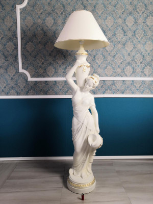 Woonkamer vloerlamp verlichting staande lampen XXL ontwerp lamp figuur sculptuur nieuw  Woonkamer vloerlamp verlichting staande lampen XXL ontwerp lamp figuur sculptuur nieuw