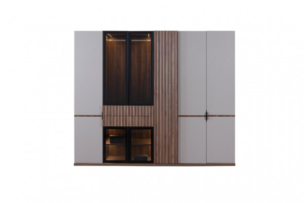 Kast Kledingkast Slaapkamer Kasten Modern Hout Luxe 260cm