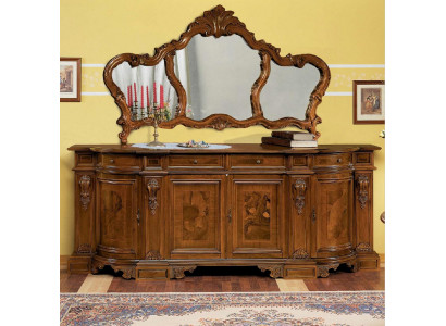 Dressoir ladekast spiegel hout console dressoir laden consoles.