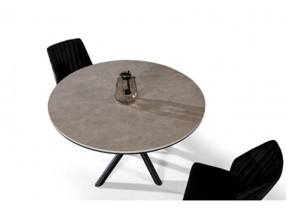 Eettafel Rond Uitschuifbare Eettafel Grijze Houten Keukentafel Tafels