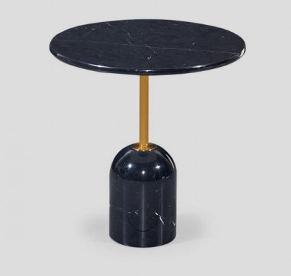 Zwarte bijzettafel Woonkamer Tafels Modern Rond Design Console Tafel