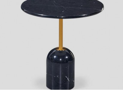 Zwarte bijzettafel Woonkamer Tafels Modern Rond Design Console Tafel