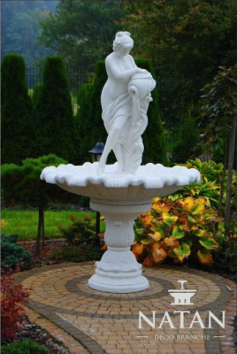 Zierspringbrunnen Springbrunnen Skulptur Brunnen Dekoration Gartenbrunnen Teich Neu 229 cm