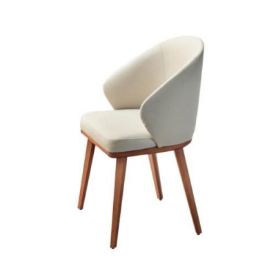 Witte eetkamerstoelen Luxe 6x eetkamerstoelen Stoffen zitmeubels 6-delig