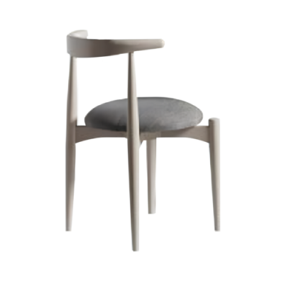 Set van 6 eetkamerstoelen keukenstoelen houten stoelen beige