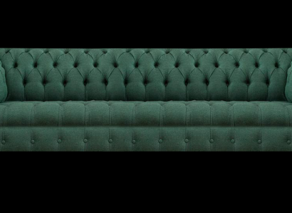 Zitmeubelen Luxe vierzitsbank Sofa Groene Chesterfield voor woonkamer