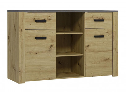 Kast dressoir meubels dressoir houten plank landelijk dressoir laden