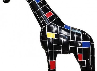 Abstract figuur standbeeld figuren decoratie giraffe tuin sculptuur sculpturen