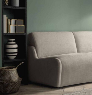 Woonlandschap Relax Italiaanse meubels Zitontwerp Bank Lounge Fluweel Sofa 2-zits.