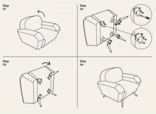 Tv - Stoel - Bekleding - Bank - Stof - Ontwerp - Ontspannen - Club - Fauteuil - Lounge - Bank - 1-zits