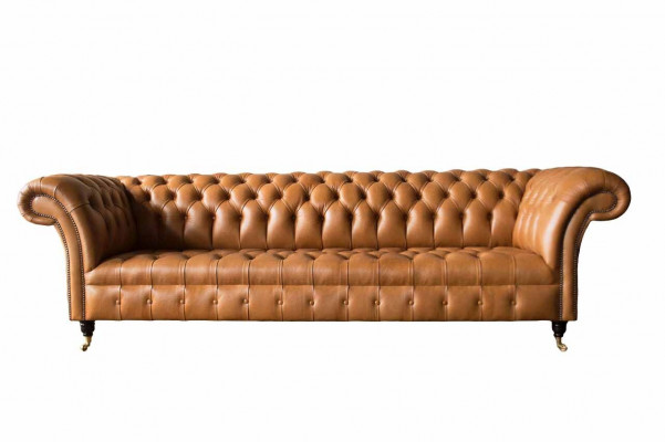 Leren Chesterfield bankstel 4-zits banken luxe leren banken gestoffeerde woonkamer