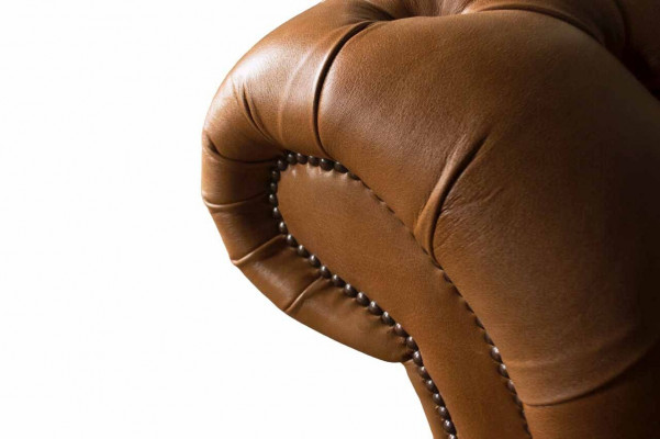 Leren Chesterfield bankstel 4-zits banken luxe leren banken gestoffeerde woonkamer