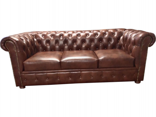 Luxe Chesterfield bankstel 3-zits bank Loungesofa's Bank 230cm Stof