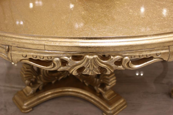 Luxe ronde eettafel Design tafel klassieke eetkamertafels Meubels Goud Nieuw