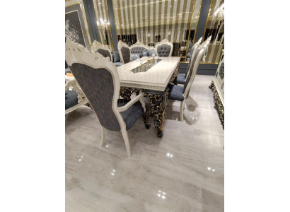 Elegant eetkamer eettafel luxueuze tafel glamoureuze eettafel nieuw