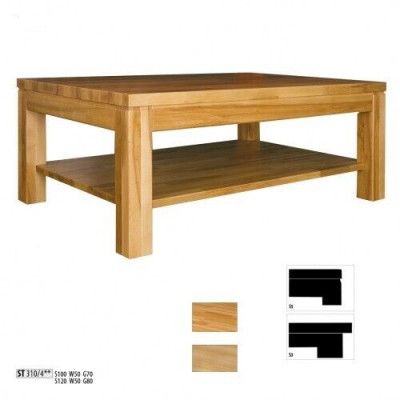 Massief houten naturel salontafel massief houten meubels verfijnd design woonkamertafels.