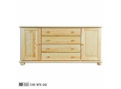 Dressoir Massief commode Sideboard Kast Meubels Ladenkast Massief hout Lowboard Nieuw