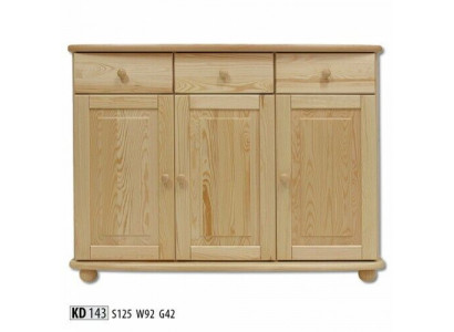 Dressoir Dressoir Commode Massief grenen massief woonkamer massief massief hout hout