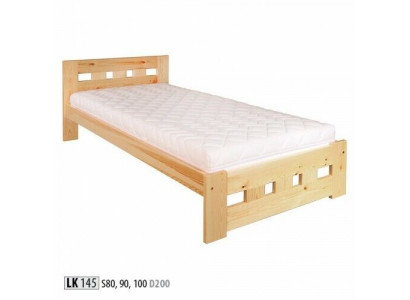 Eenpersoonsbed tienerbed grenenhout massief grenen houten bed 100x200 handgemaakt