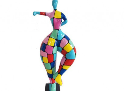 Abstracte figuur standbeeld ballerina standbeelden tuindecoratie moderne figuren 132cm