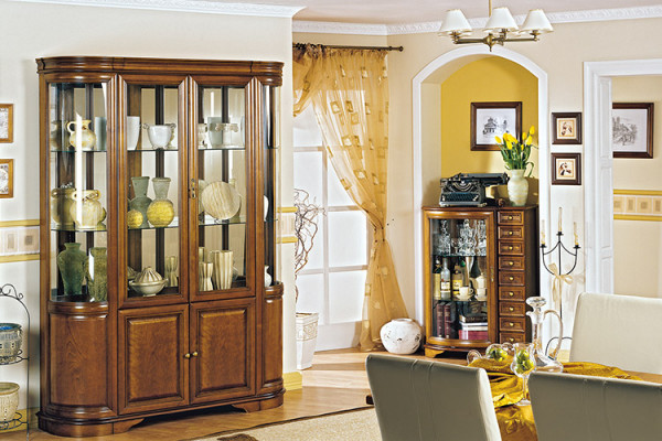 Klassiek Vitrine Dressoir Vitrine Dressoirs 2 Vitrines Landhuis Royal Zefir 2