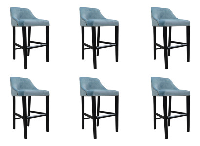 6x Ontwerp Volledige Stoelenset Barkruk Kruk Set Stoelen