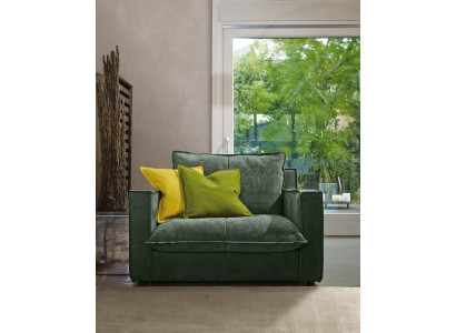 Fauteuil Bekleding Meubels Relax Design Meubels Groen Lounge Luxe Eenzitter Prianera