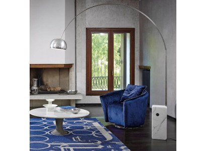 Fauteuil 1-zits Blauw Woonkamer Luxe Design Italiaanse Meubels Elegant Nieuw