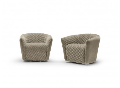 Fauteuil Zitplaats Zitter Ontwerp Woonkamer Bekleding Hout Bekleding Modern Luxe Grijs Nieuw