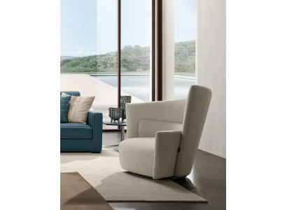 Fauteuil Zit Modern Design Woonkamer Wit Italiaanse Stijl Luxe Prianera Nieuw