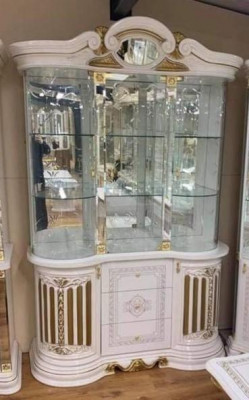 Vitrine Houten Kast Klassieke Houten Vitrines Design Woonkamer Glas