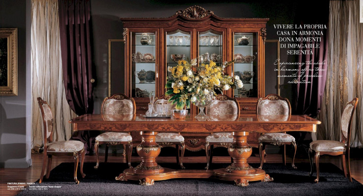 Eettafel Tafel Eettafel Eethoek Hout Groot Bruin Barok Eetkamer