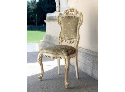 Klassieke stoel Luxe eetkamerstoel Zitschairs Stof Beige