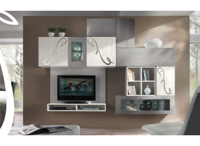 rtv woonkamerwand vitrine dressoir kast moderne tv houten set meubels