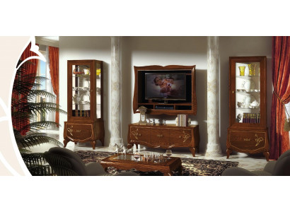 rtv Set Woonkamer Vitrine tv Modern Hout Meubel Kast Stijl Groep Italiaans