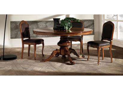 Eetgroep Eettafel Tafel Tafels 4x Armstoel Set Stoel Rond 5-delig Groep Salon