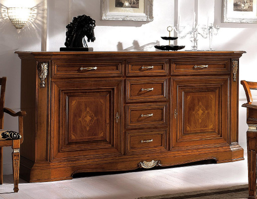 Kommode Klassiek dressoir Sideboard Meubels Hout Kasten Dressoir arredoclassic