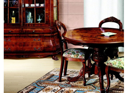 Ronde eettafel Eettafel Uittrekbare tafels Luxe hout Italiaanse meubels