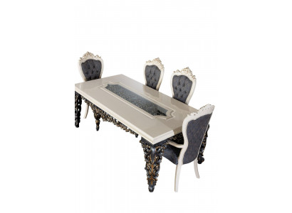 Luxe eettafel barok tafels eetkamertafel klassieke meubels eettafels