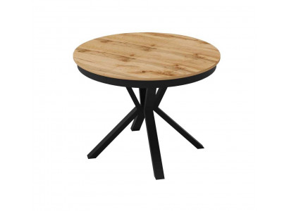 Luxe eettafel bruin Ronde tafel Eetkamer Houten Design Tafels 100 cm