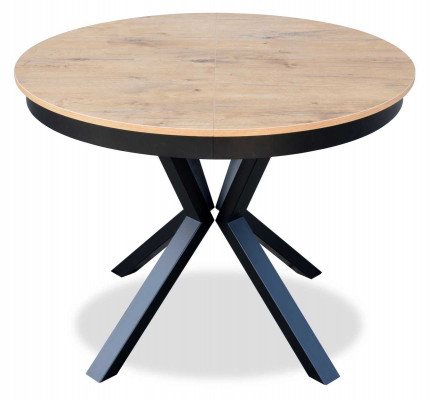 Luxe eettafel bruin Ronde tafel Eetkamer Houten Design Tafels 100 cm