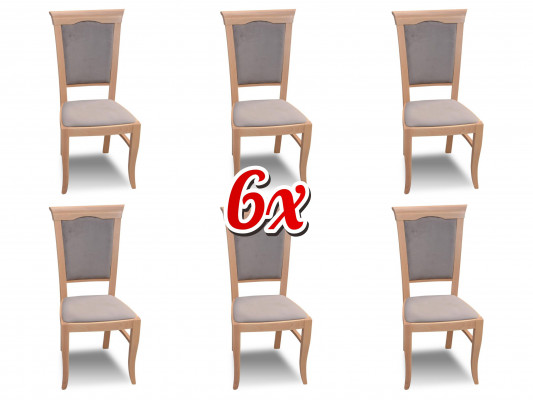 Groep stoelen Italiaans luxe meubilair set eetkamerstoelen set 6x stoelen Nieuw