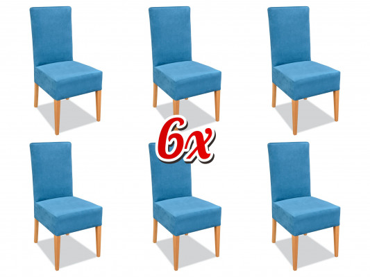 Ontwerp gestoffeerde leren textiel eetkamer woonkamer 6x stoelen stoel set fauteuil fauteuil