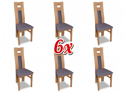 Groep Stof Lening Eetkamer Restaurant Leningstoel Stoel 6x Stoelen Set Fauteuil Nieuw