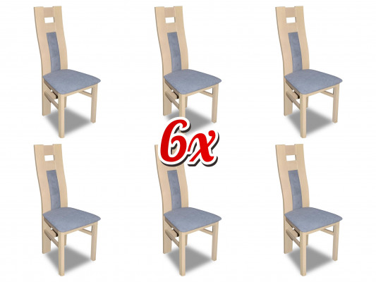 Groep Stof Lening Eetkamer Restaurant Leningstoel Stoel 6x Stoelen Set Fauteuil Nieuw