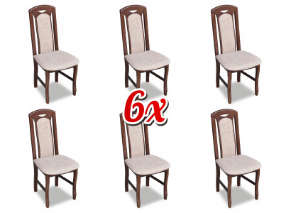 Eetkamerstoel Stoelen Stoel Modern Massief Hout Fauteuil Set 6x Luxe Restaurant